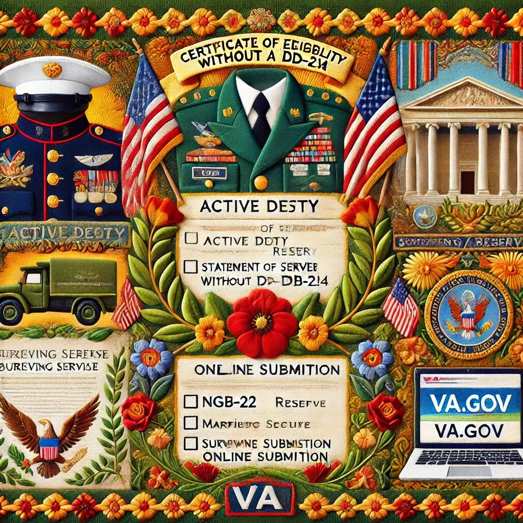 VA COE Without a DD-214 (2025): Form 26-1880 + Statement of Service Guide 3 VA COE.